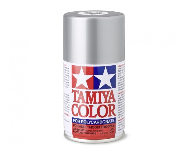 Tamiya 86012 Farbe PS-12 Silber Polycarbonat Lexan Sprayfarbe 100ml