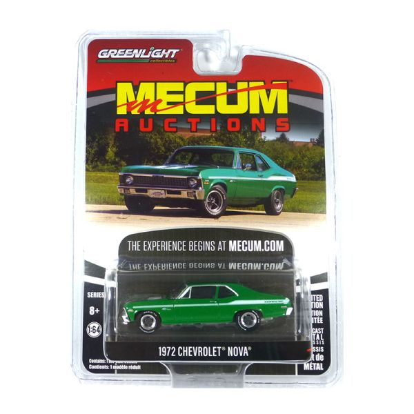 Greenlight 37210-E Chevrolet Nova grün - Mecum Auctions 1:64