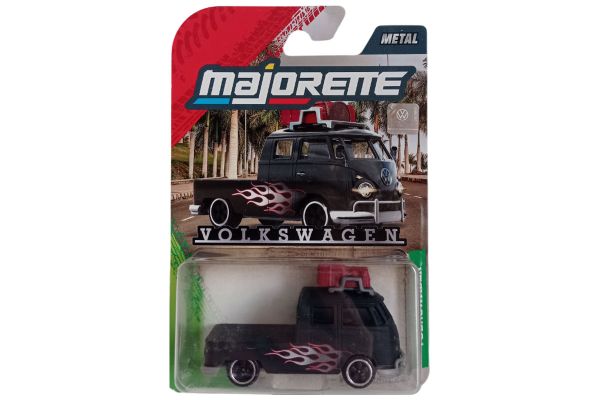 Majorette 8504100000 VW T1 Pickup matt schwarz - Volkswagen1:64