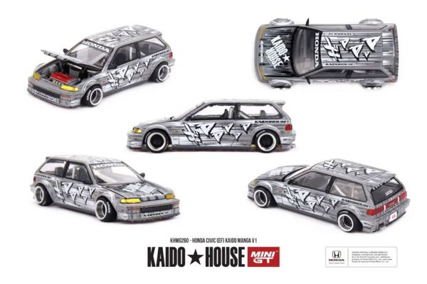 ***PREORDER Kaidohouse Honda Civic (EF) Kaido Manga V1 grau 1987