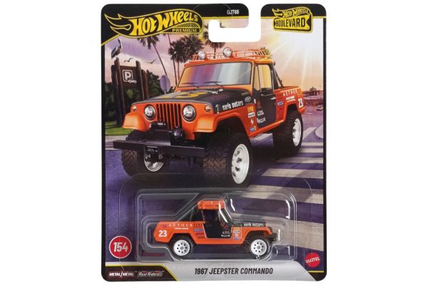 Hot Wheels JHW29 Jeepster Commando 1967 orange - Boulevard #154