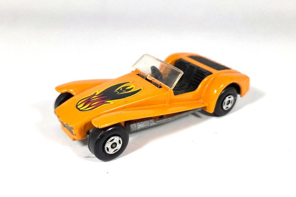 gebraucht! Matchbox No.60 Lotus Super Seven orange Superfast - leicht bespielt