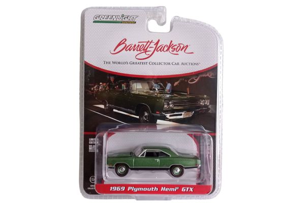 Greenlight 37310-B Plymouth Hemi GTX grün 1969 - Barrett Jackson 1:64