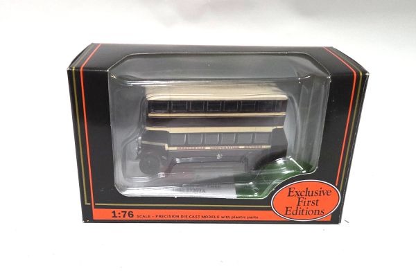 NOS! First Edition 27202DA Leyland TD1 Bus dunkelrot beige 1:76
