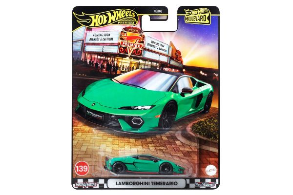 Hot Wheels GJT68-JBL09 Lamborghini Temerario grün - Boulevard #139 1:64