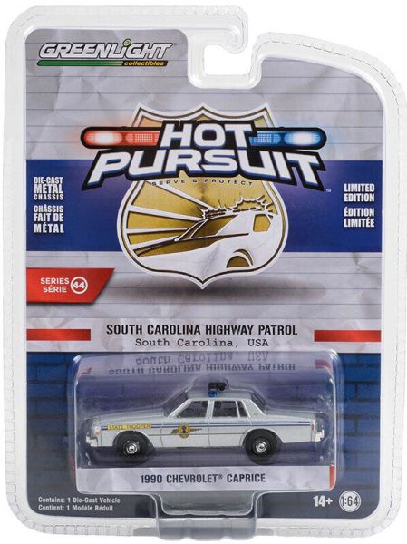 Greenlight 43020-B Chevrolet Caprice "South Carolina Highway Patrol" silber 1990 - Hot Pursuit 44 Ma