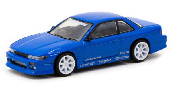 Tarmac T64G-025-BL VERTEX Nissan Silvia S13 "Toyo Tires" blau metallic Maßstab 1:64 Modellauto