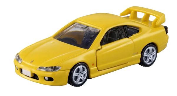 Tomica Premium 19 Nissan Silvia (S15) gelb 2023 Maßstab 1:62 Modellauto