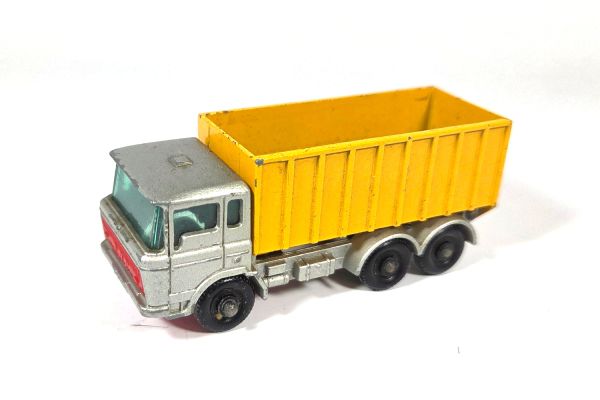gebraucht! Matchbox No.47 DAF Container Truck LKW silber/gelb - leicht bespielt