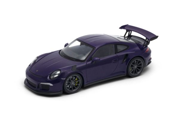 ***Welly 24080 Porsche 911 (991) GT3 RS lila 2015 Maßstab 1:24 Modellauto