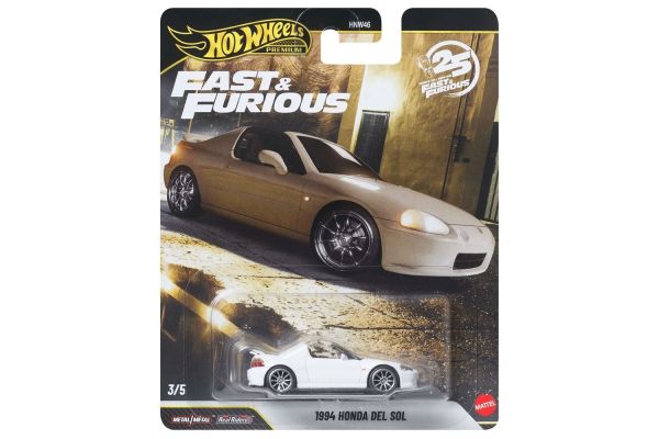 Hot Wheels HNW46-JHW63 Honda Del Sol 1994 weiss - Fast & Furious 3/5 1:64