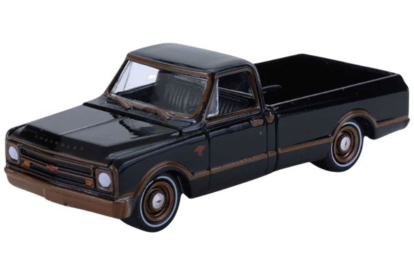 Greenlight 63080-D Chevrolet C10 Lowrider schwarz 1972 - California Lowriders 1:64
