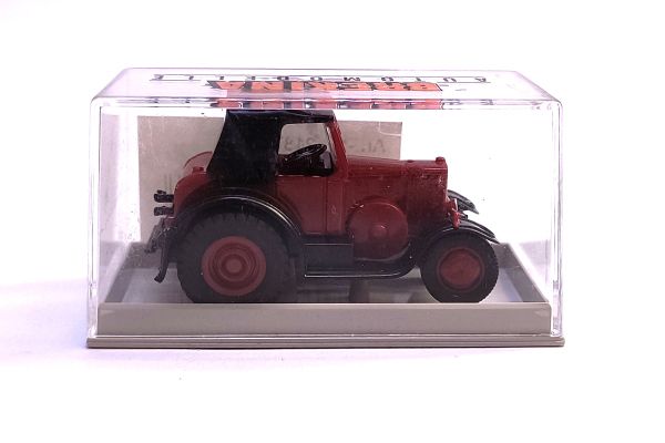Brekina 218703 Traktor Lanz Eil-Bulldog Zugmaschine rot/schwarz Maßstab 1:87 Modellauto (NOS)