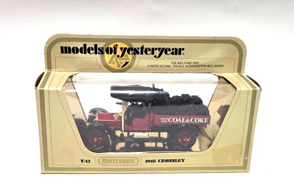 NOS! Matchbox Y-13 Crossley 1918 Coal & Coke rot/schwarz 1:47