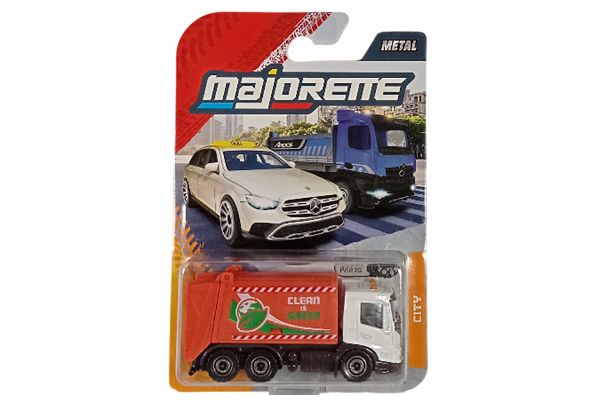 Majorette 8503000002 Volvo FMX Müllwagen rot/weiss - City 1:87