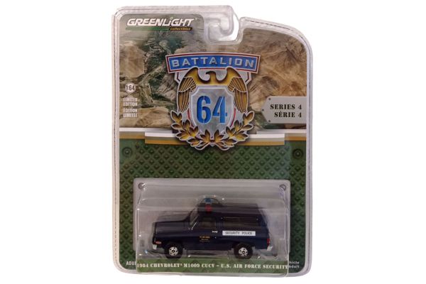 Greenlight 61040-F Chevrolet M1009 CUCV U.S. Air Force Security dunkelblau 1984 - Battalion 4