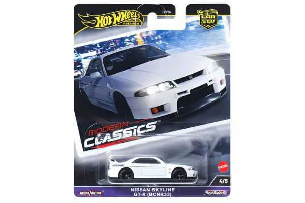 Hot Wheels FPY86-HRV99 Nissan Skyline GT-R (BCNR33) weiss - Modern Classics 4/5