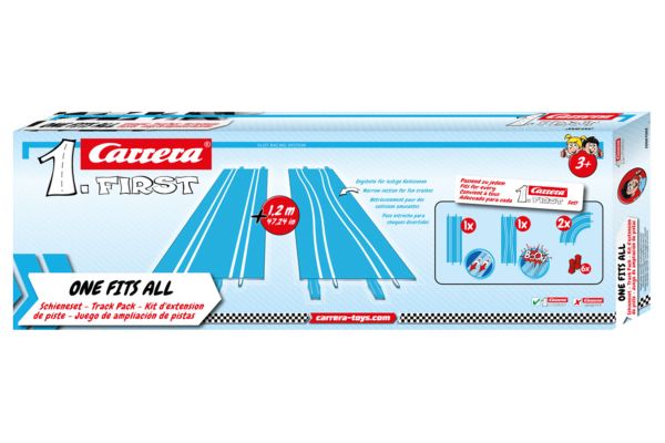 Carrera First Schienenset "One Fits All" für Carrera FIRST Autorennbahn