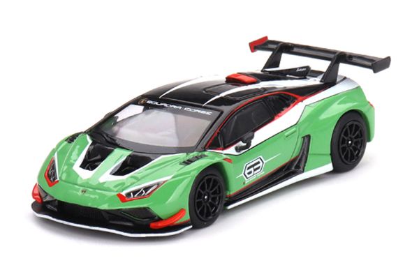 ***TSM-Models 687 Lamborghini Huracan GT3 Evo2 Presentation grün (LHD) - MiniGT Maßstab 1:64