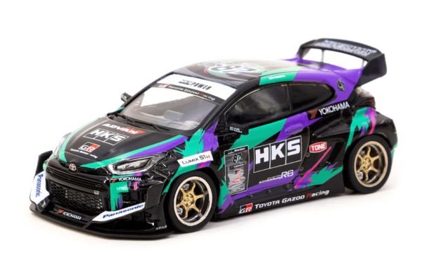 Tarmac T43-025-HKS Toyota Yaris "HKS" Racing Performer GR Maßstab 1:43 Modellauto