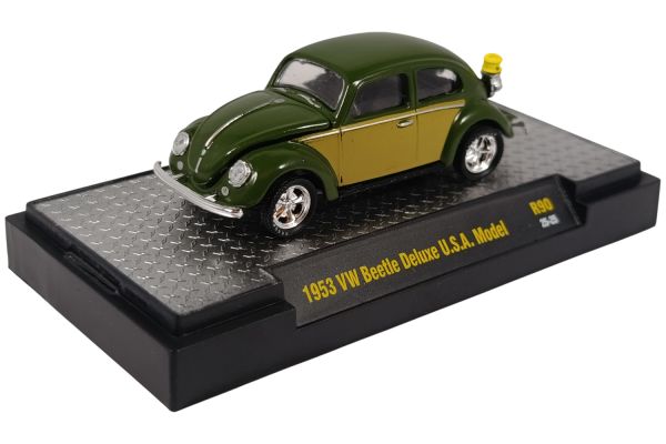 M2 Machines VW Käfer (Beetle) Deluxe U.S.A. 1953 grün 1:64