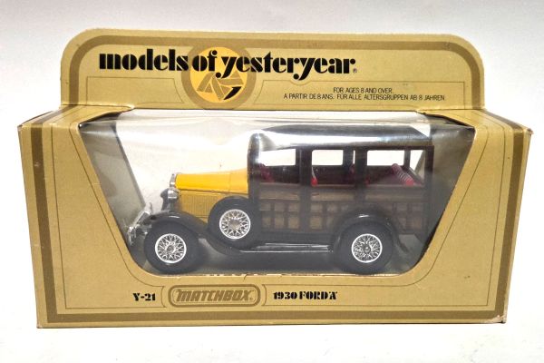gebraucht! Matchbox Y-21 Ford Modell A 1930 gelb 1:40 - fast wie neu mit BOX