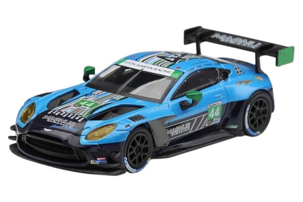***PREORDER MiniGT Aston Martin Vantage GT3 Evo #44 Magnus Racing blau/schwarz IMSA 24h Daytona 2025