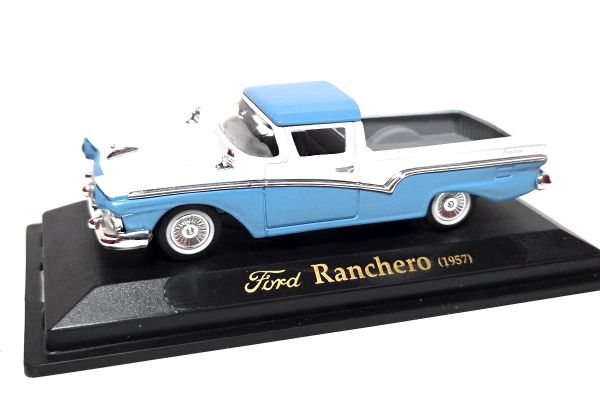 NOS! Road Signature 94243 Ford Ranchero 1957 hellblau/weiss 1:43