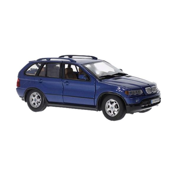 Motormax 73254 BMW X5 dunkelblau metallic Maßstab 1:24 Modellauto