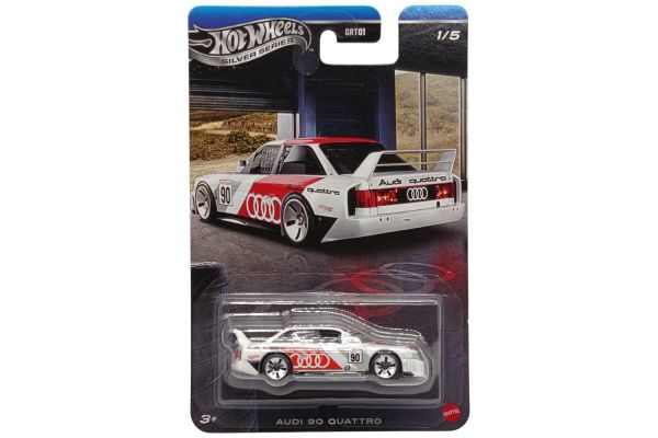 Hot Wheels GRT01-JKY15 Audi 90 Quattro weiss/rot - Audi Series 1/5