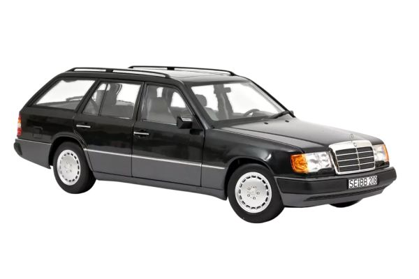 Norev Mercedes Benz 300 D T-Modell 1990 (W124) blauschwarz metallic 1:18