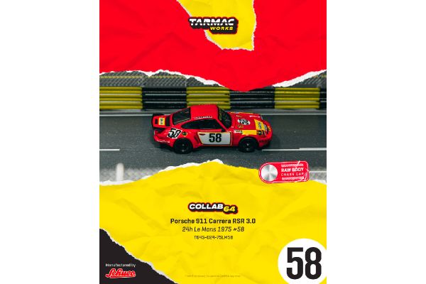 ***PREORDER Tarmac Porsche 911 Carrera RSR 3.0 #58 24h Le Mans 1975 rot