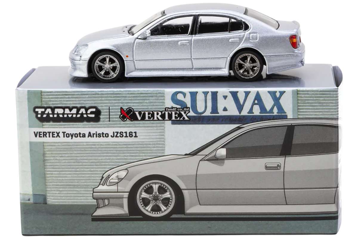 Tarmac VERTEX Toyota Aristo (JZS161) silber | modellautos-dresden.de