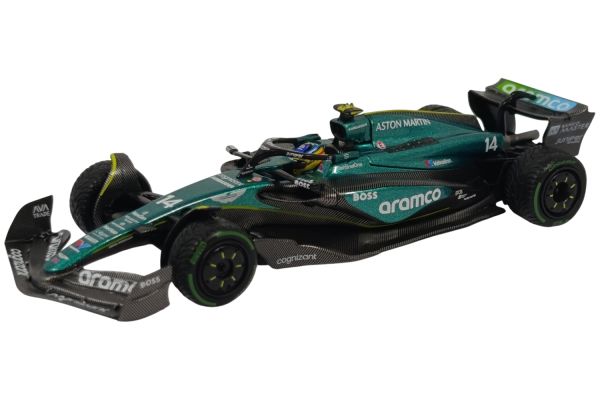 MiniGT 1113 Aston Martin AMR24 #14 Fernando Alonso 2024 F1 Canadian GP 1:64