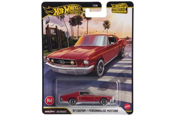 Hot Wheels JHW40 Custom Ford Mustang 1967 rotbraun - Boulevard #149