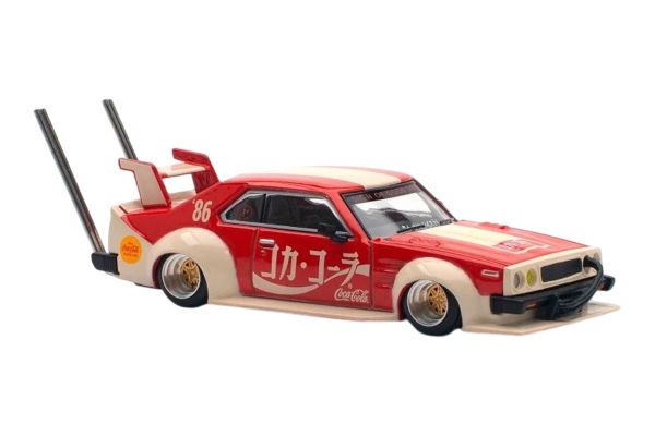 Pop Race Nissan Skyline C210 Bosozoku Style Coca Cola (JP) rot/creme