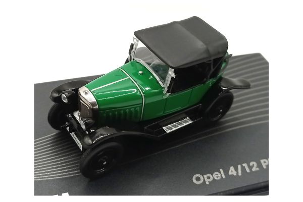 gebraucht NOS! Atlas Opel 4/12 PS Laubfrosch grün/schwarz 1924 Maßstab 1:43 Modellauto