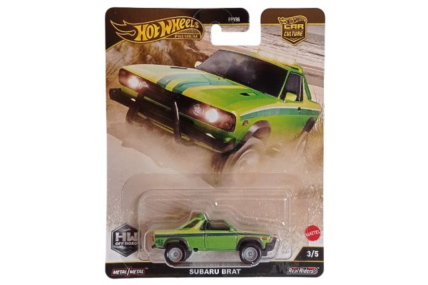 Hot Wheels FPY86-JBK72 Subaru Brat hellgrün - Off Road 3/5 1:64