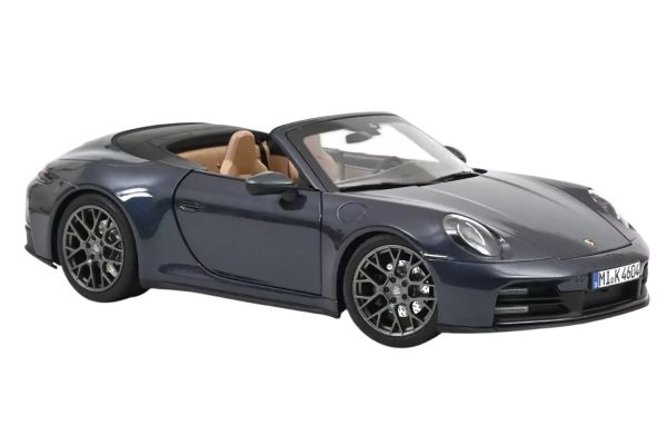 Norev Porsche 911 Carrera Cabriolet 2025 dunkelblau metallic 1:18
