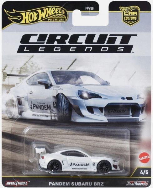Hot Wheels FPY86-JBK64 Pandem Subaru BRZ weiss Circuit Legends 4/5 1:64