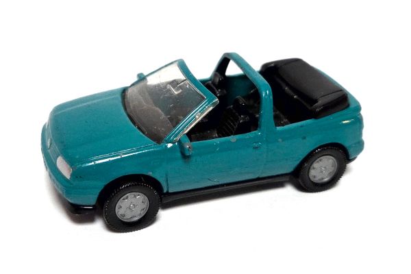 gebraucht! Siku 0842 VW Golf III Cabrio wasserblau - leicht bespielt