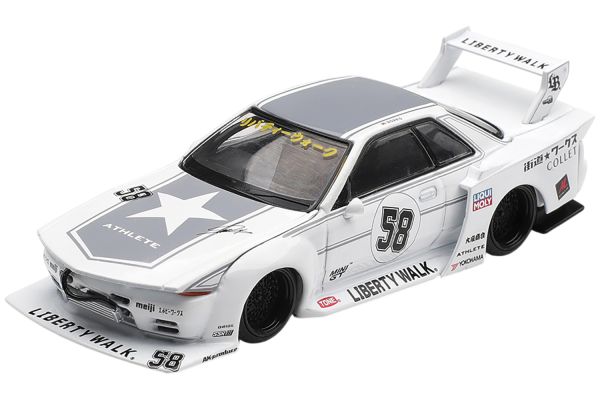 MiniGT 1217 Nissan Skyline GT-R (R32) Kaido Works TAS 2025 weiss