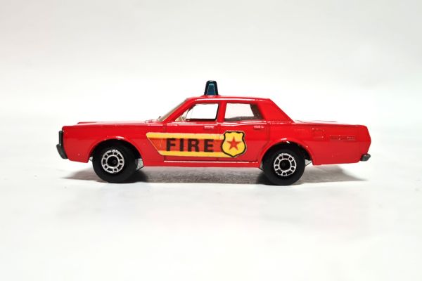 gebraucht! Matchbox Mercury "Fire" Feuerwehr rot Made in England - fast wie neu