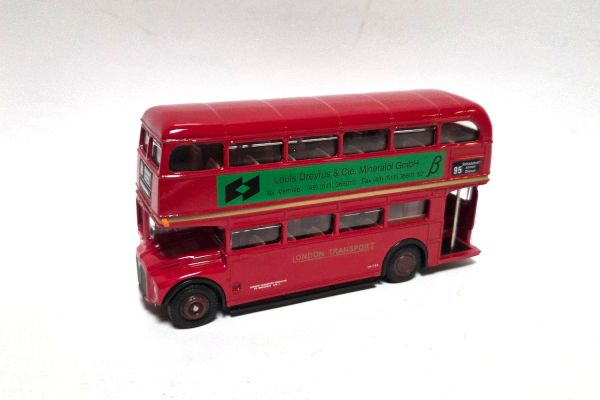 NOS! Gilbow/EFE London Routemaster Bus rot Louis Dreyfus Energy 1:76