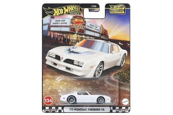 Hot Wheels GJT68-JBL28 Pontiac Firebird TA 1977 weiss - Boulevard