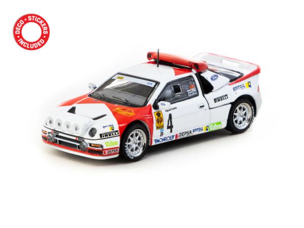 Tarmac Ford RS200 weiss/rot 1986 Rallye Catalunya 1:64