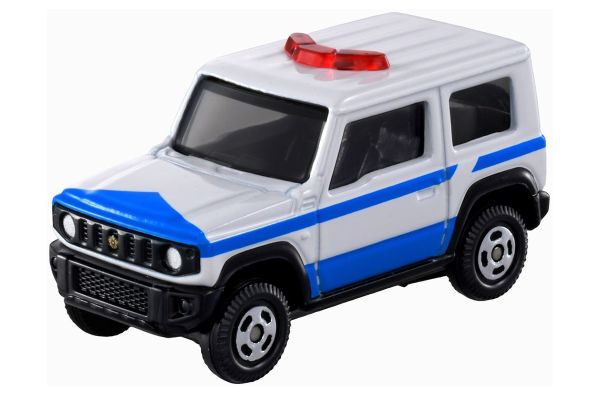 Tomica TO099 Suzuki Jimny Katastrophenschutzfahrzeug weiss/blau 1:57