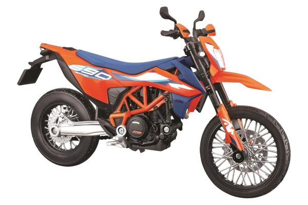 Maisto KTM 690 SMC R orange/blau/weiss