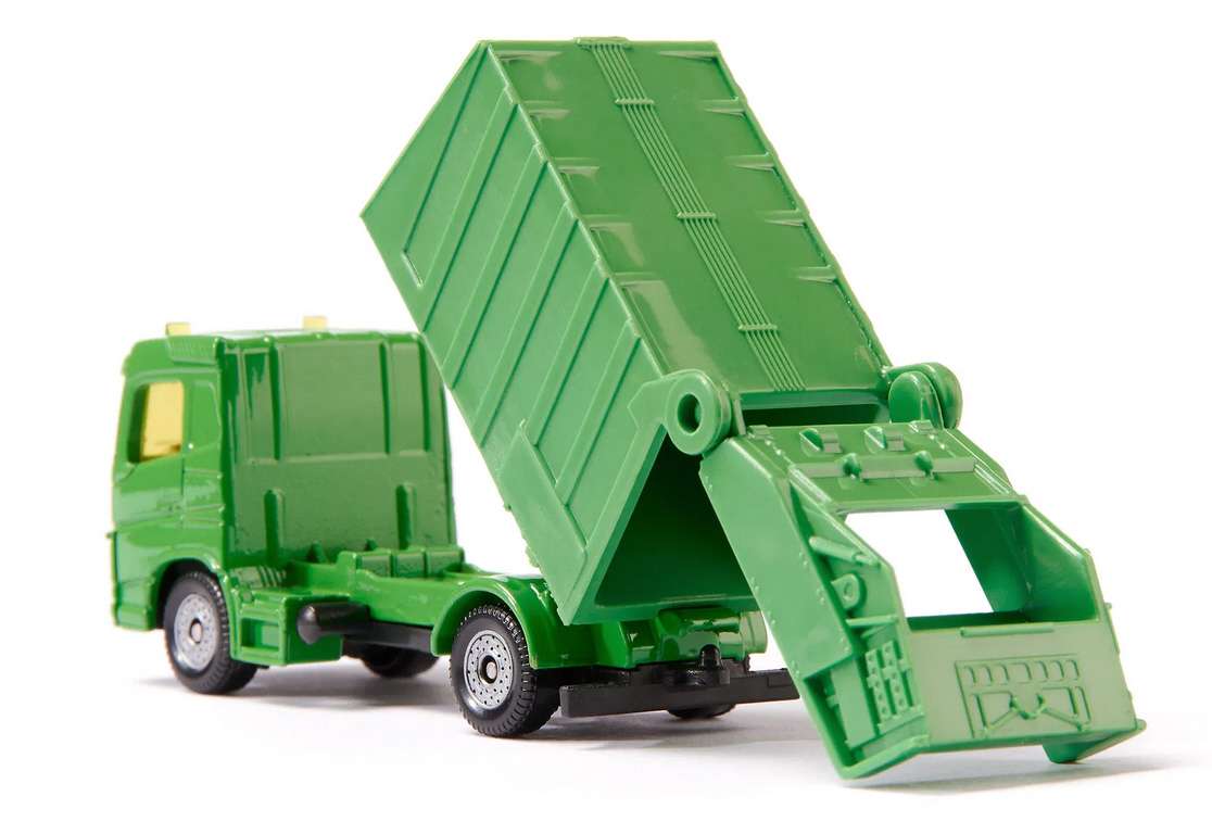 Siku 1687 Volvo FL Kommunal Set Müllwagen + Kehrmaschine gelb/grün