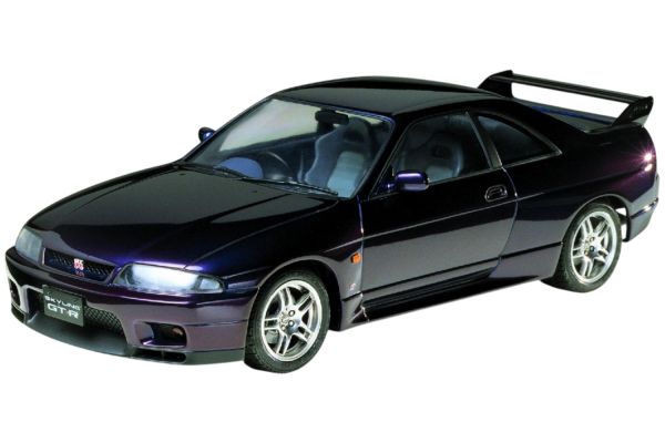 Tamiya Nissan Skyline GT-R (R33) V-Spec lila Bausatz 1:24